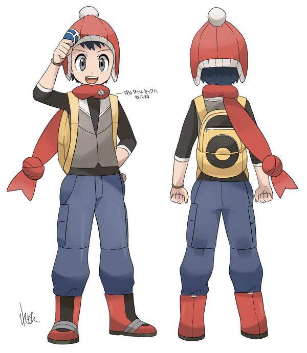 lucas (pokemon and 1 more) drawn by remotarou