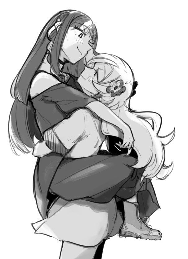isekaijoucho and harusaruhi (kamitsubaki studio) drawn by isozaki_(iso_zaki54)