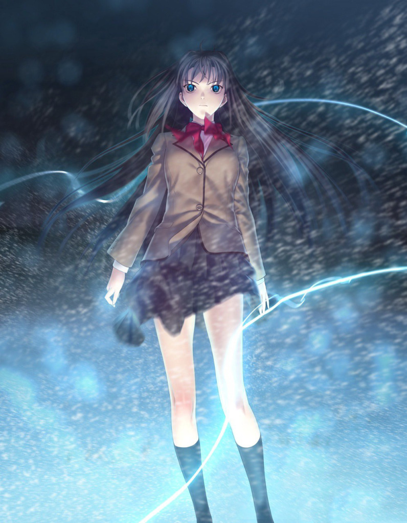 aozaki aoko (mahou tsukai no yoru) drawn by koyama_hirokazu