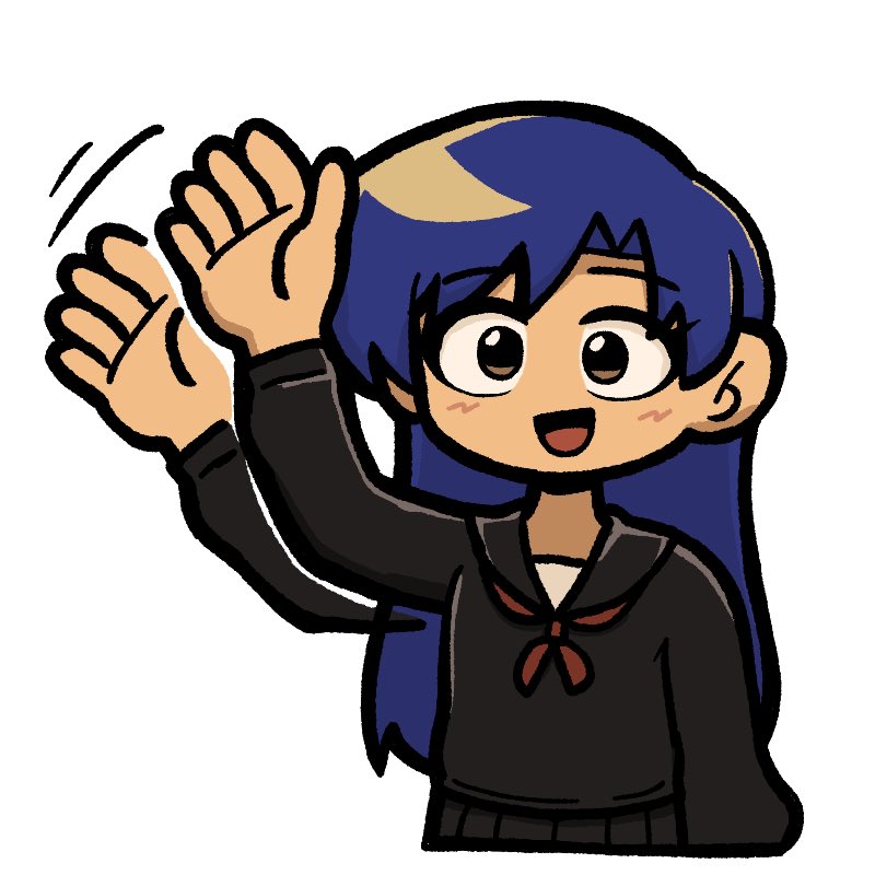 kisaragi chihaya (idolmaster and 2 more) drawn by fis_(t83192933)