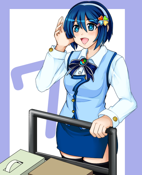 madobe nanami and 7-tan (os-tan and 2 more) drawn by tom_(tominaga8901)