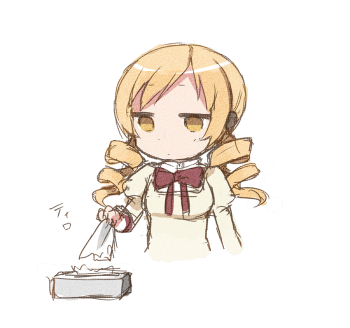 tomoe mami (mahou shoujo madoka magica) drawn by tsuduya_(knt31)