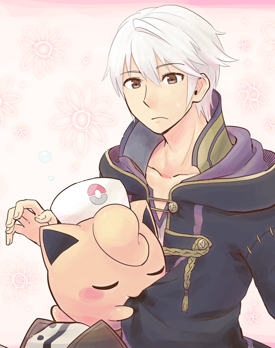 jigglypuff and male robin (pokemon and 3 more) drawn by miuta