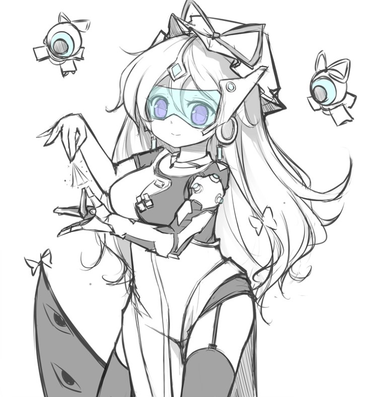 yakumo yukari and symmetra (touhou and 2 more) drawn by sseopik