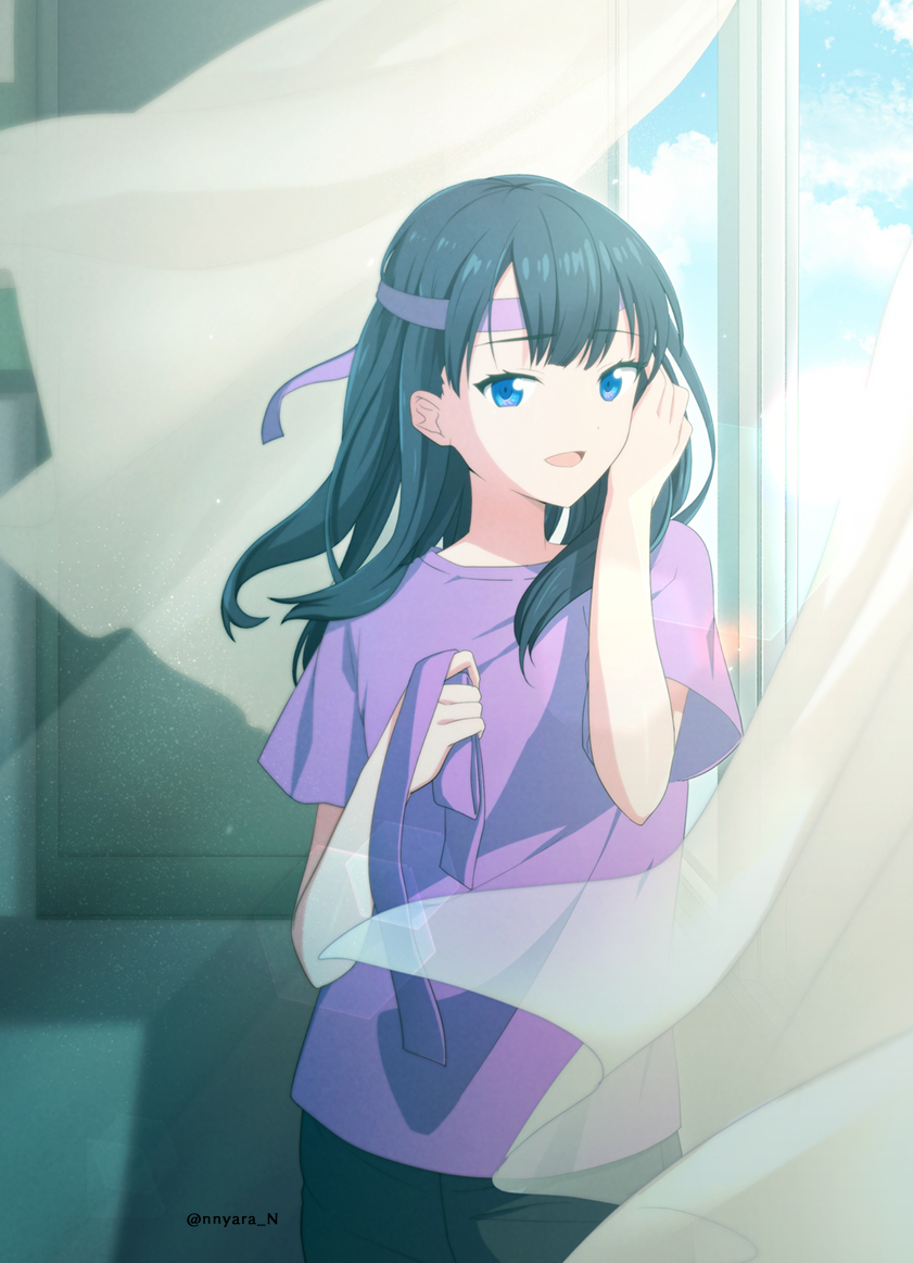 takarada rikka (gridman universe and 1 more) drawn by nnyara