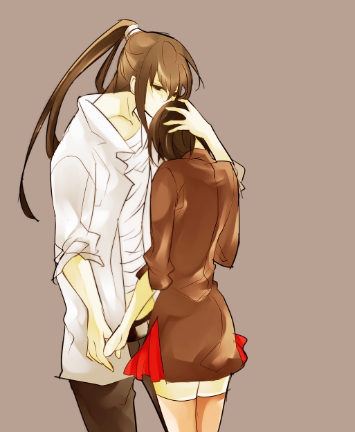 lenalee lee and kanda yuu (d.gray-man) drawn by yone_(kaguudou)