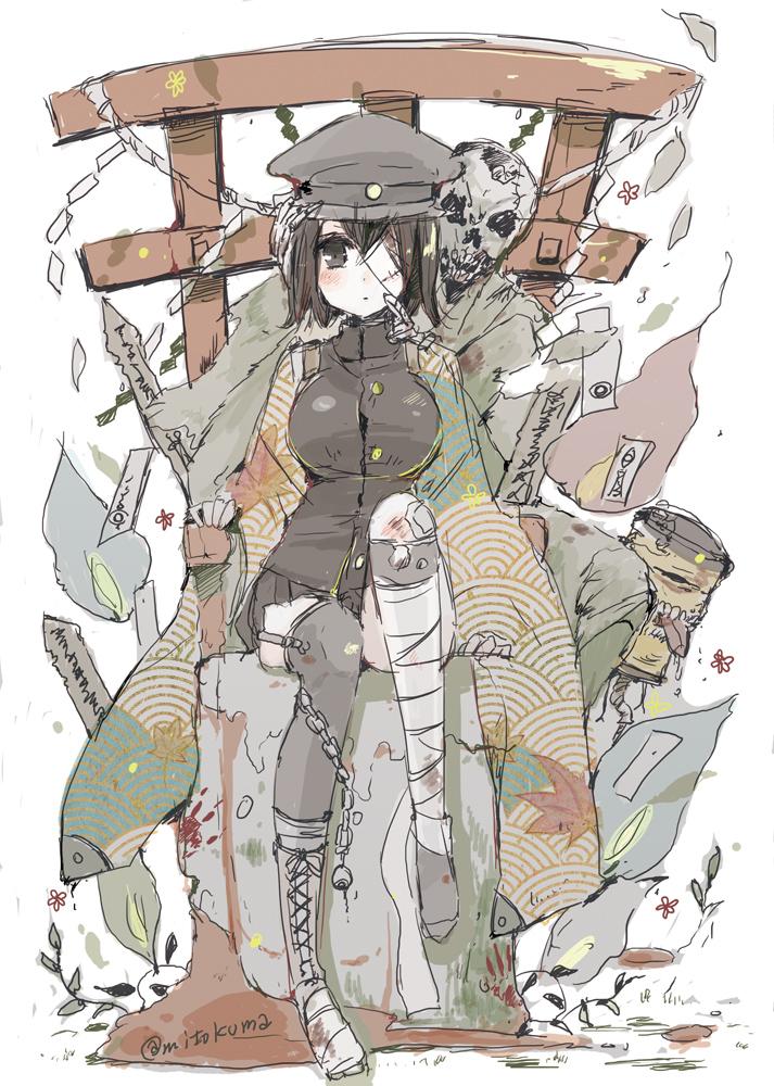 akitsu maru and akitsu maru kai (kantai collection) drawn by mito_(go!go!king!)