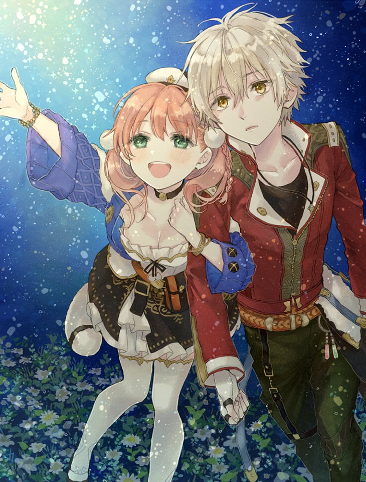 escha malier and logix ficsario (atelier and 1 more) drawn by hani_(udauda)