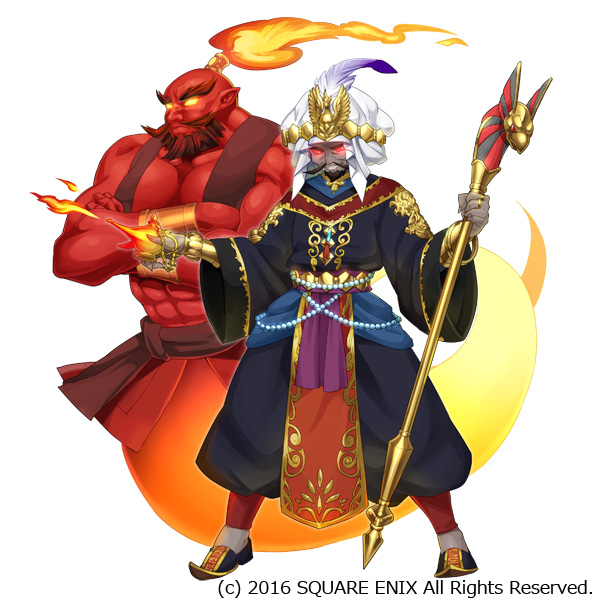 lamp spirit and emperor (grimms notes) drawn by yamanashi_taiki