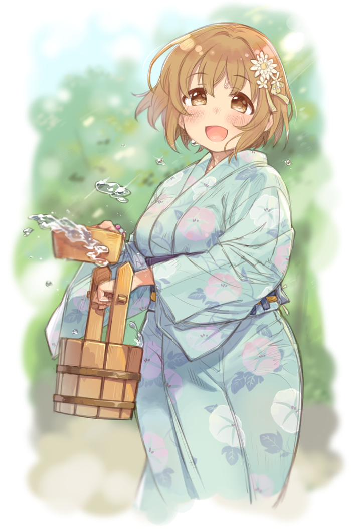 mimura kanako (idolmaster and 1 more) drawn by 7010