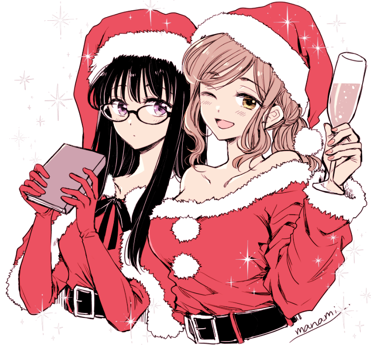 himawari-san and kakitsubata ayame (himawari-san) drawn by sugano_manami