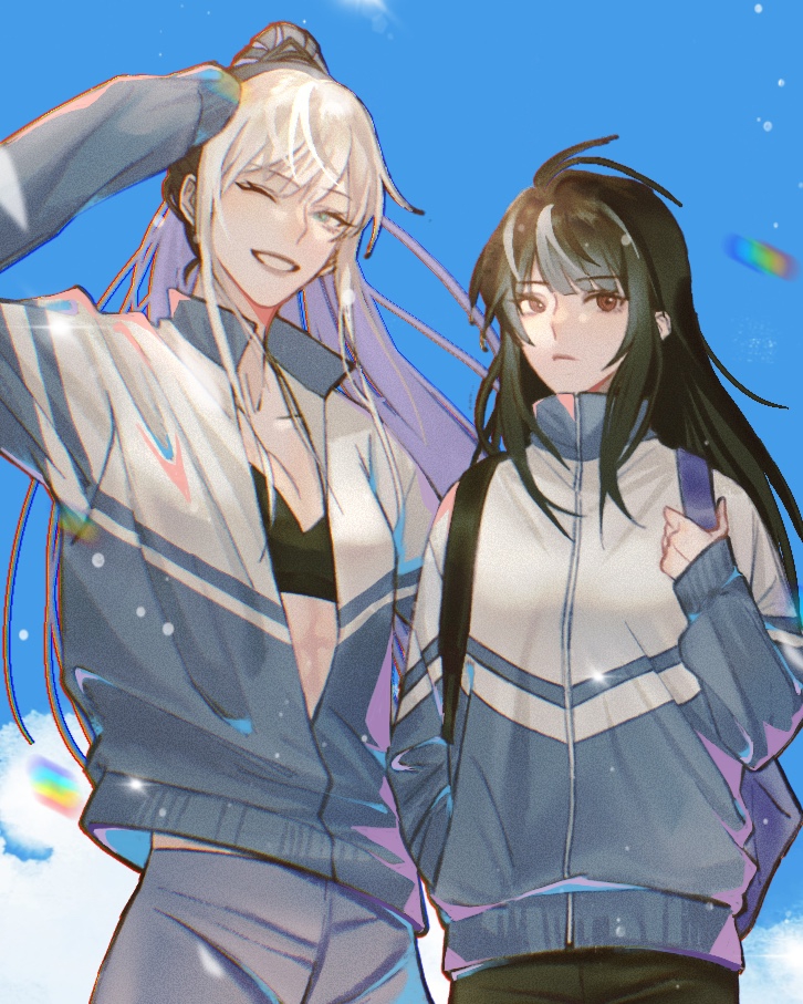 bai yi and k.k. (path to nowhere) drawn by chaoji_shuihouzi