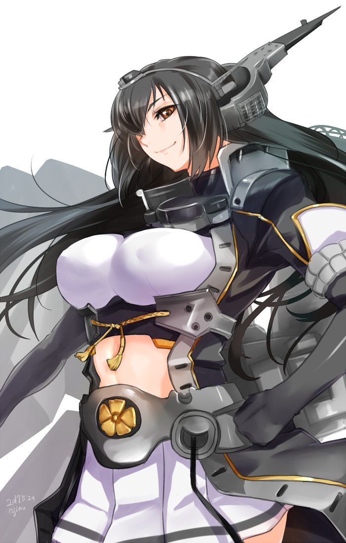 nagato and nagato kai ni (kantai collection) drawn by ajino_(sakanahen)