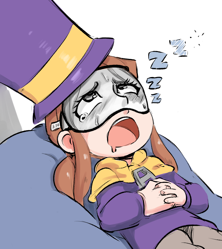 hat kid (a hat in time) drawn by spicy_bardo