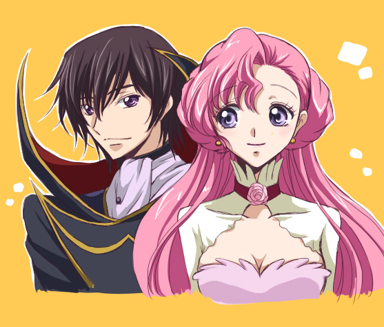 lelouch vi britannia and euphemia li britannia (code geass) drawn by akina_tsukako