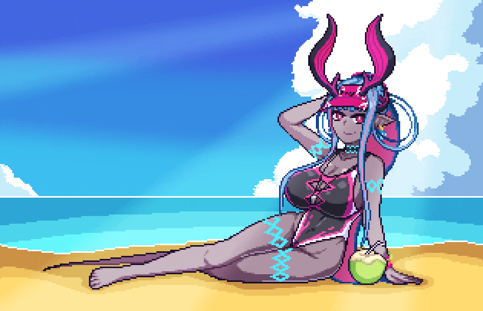 ibuki douji (fate and 1 more) drawn by raptorbr