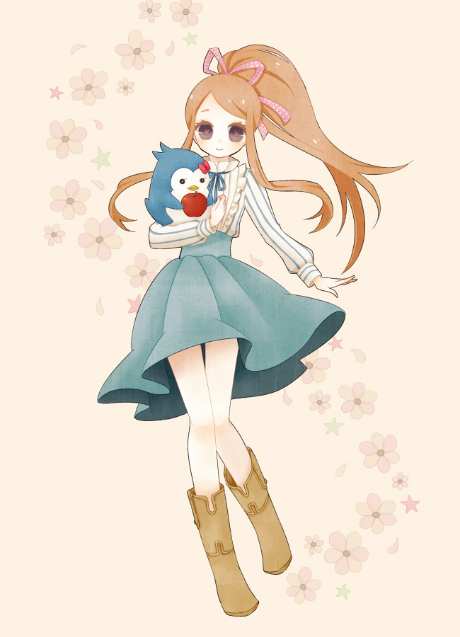 takakura himari and penguin 3-gou (mawaru penguindrum) drawn by cocococco