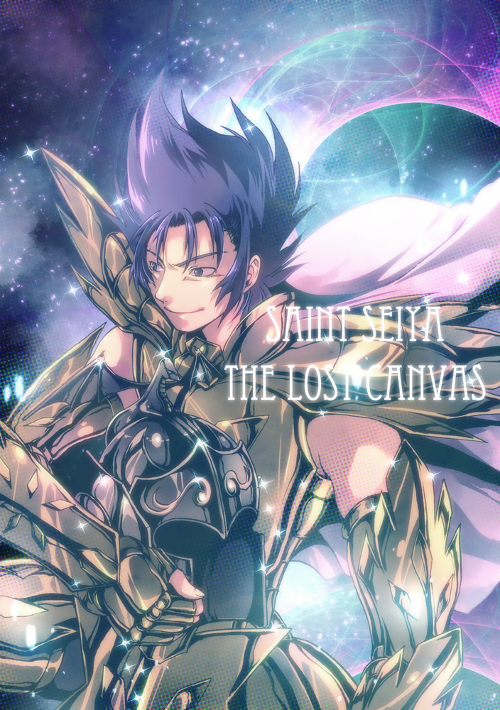 cancer manigoldo (saint seiya and 1 more) drawn by fujiwara_rika