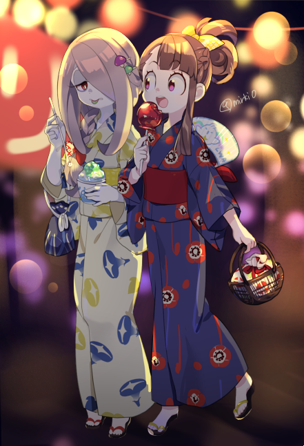 kagari atsuko and sucy manbavaran (little witch academia) drawn by komoreg