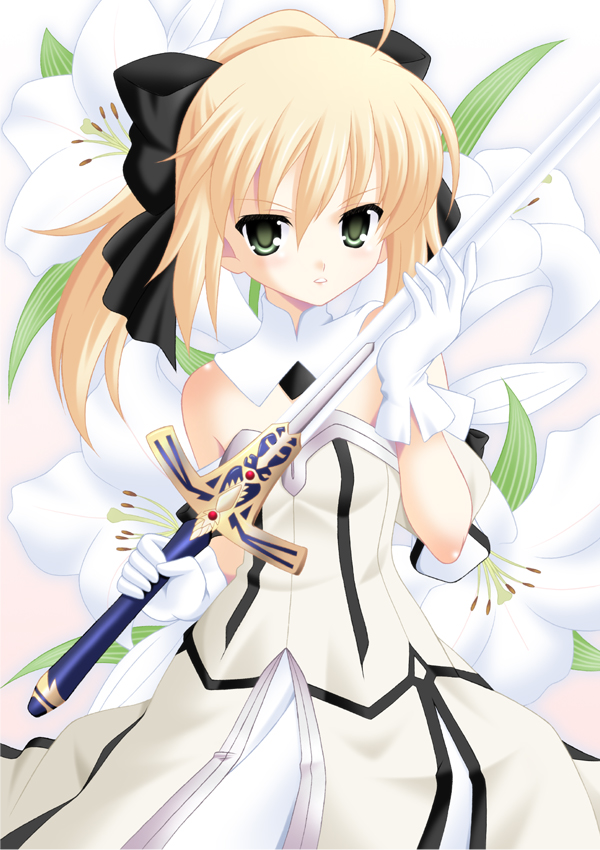 artoria pendragon and saber lily (fate and 1 more) drawn by isa_(ni-iro)