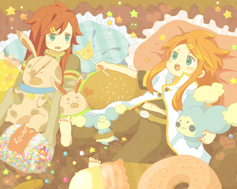 luke fon fabre, tokunaga, mieu, and asch (tales of and 1 more) drawn by inamura_(yanahiyabao)