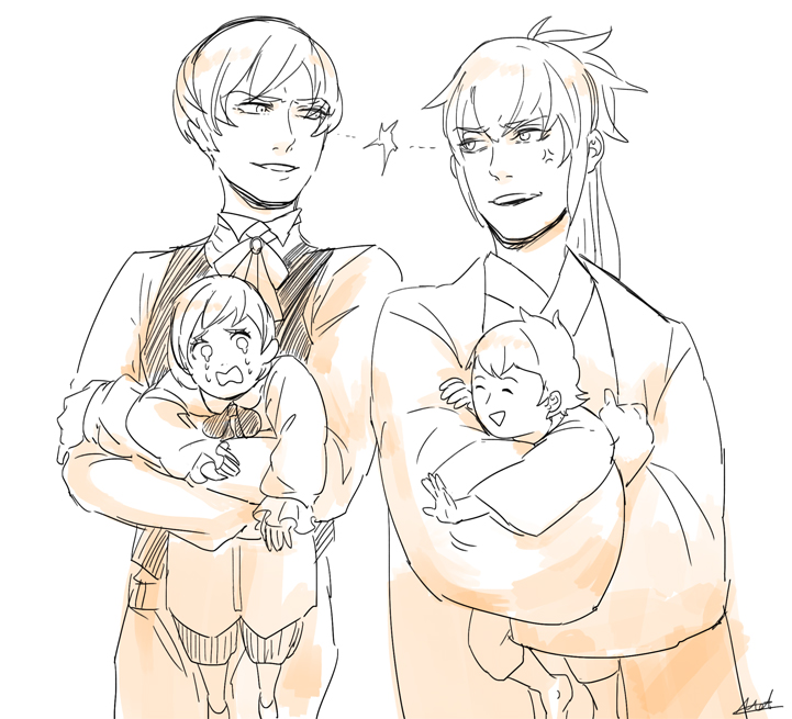 takumi, leo, forrest, and kiragi (fire emblem and 1 more) drawn by moto_(moto_nsmr)