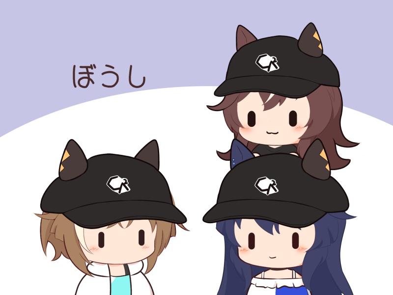 cheval grand, verxina, and vivlos (umamusume) drawn by gomashio_(goma_feet)