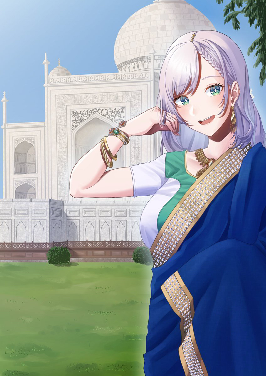 pavolia reine (hololive and 1 more) drawn by aboreen
