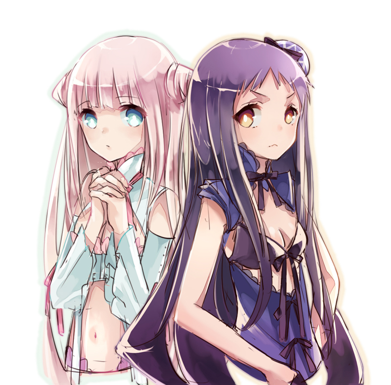 mimori byakuya, fujiwara cocoa, and kagari hibana (katsute mahou shoujo to aku wa tekitai shiteita) drawn by captain_yue