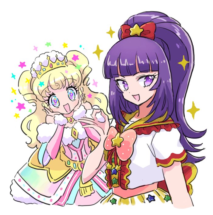 yumekawa yui and hanazono shuka (pretty series and 2 more) drawn by rituyama1