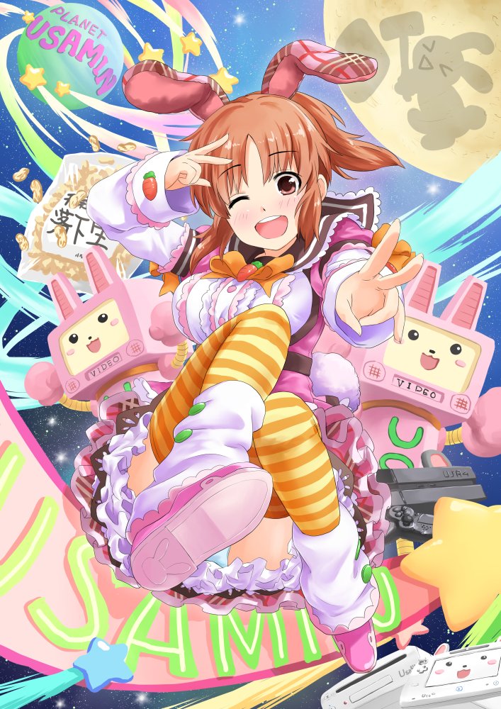 abe nana (idolmaster and 1 more) drawn by arai_harumaki