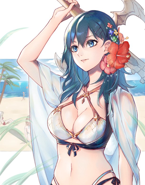 female byleth (fire emblem and 1 more) drawn by clovisxvii