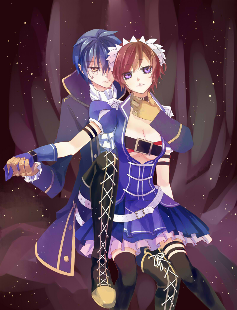 kaito and meiko (vocaloid and 4 more) drawn by donatsu_(do50101)