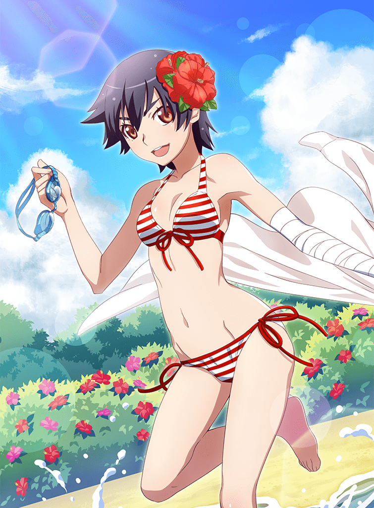 kanbaru suruga (monogatari and 1 more) drawn by watanabe_akio