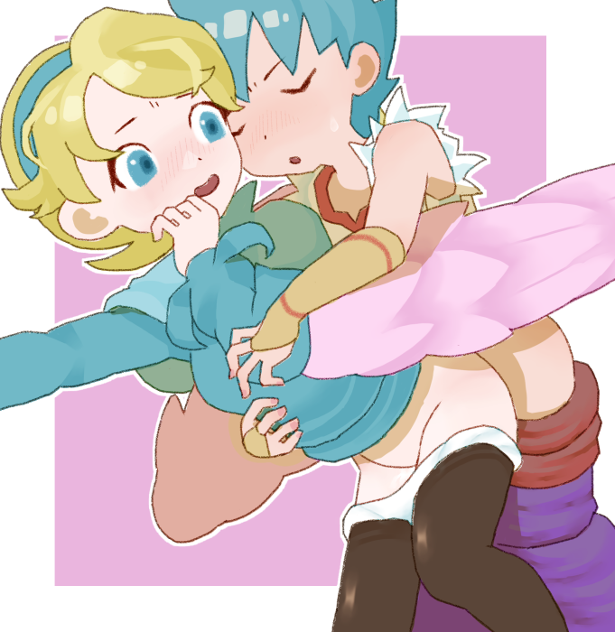nina and ryu (breath of fire and 1 more) drawn by sicky_(pit-bull)