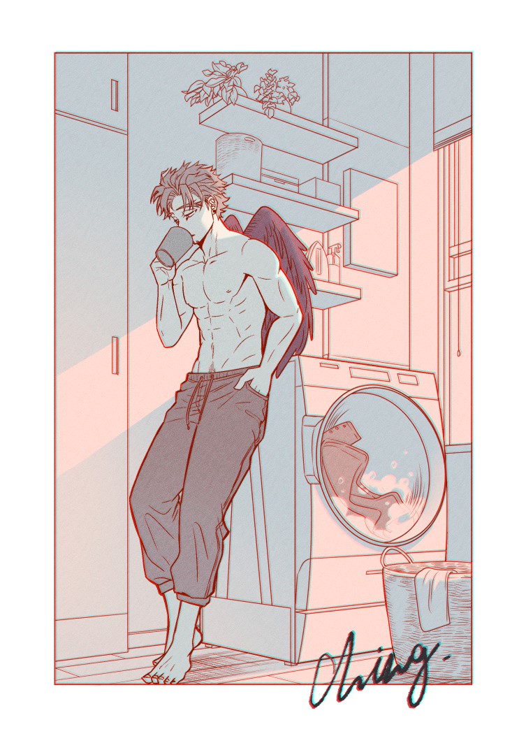 hawks (boku no hero academia) drawn by ching_32