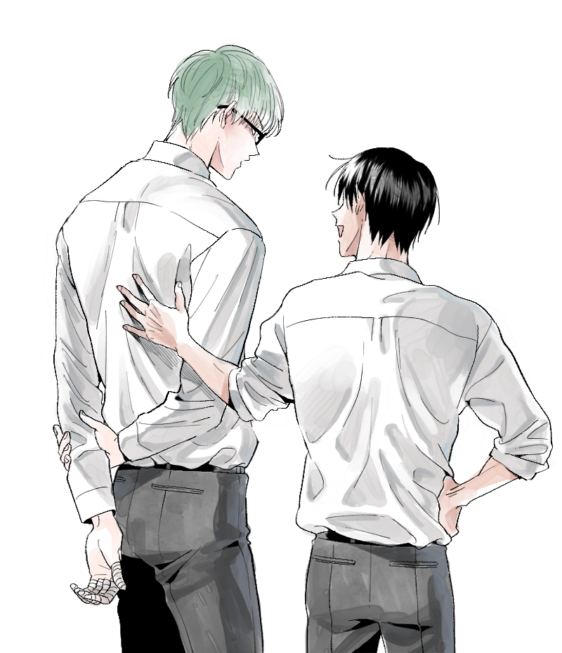 midorima shintarou and takao kazunari (kuroko no basuke) drawn by user_cpyz8833