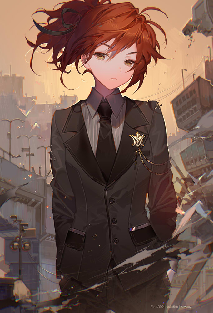fujimaru ritsuka (fate and 1 more) drawn by kawacy