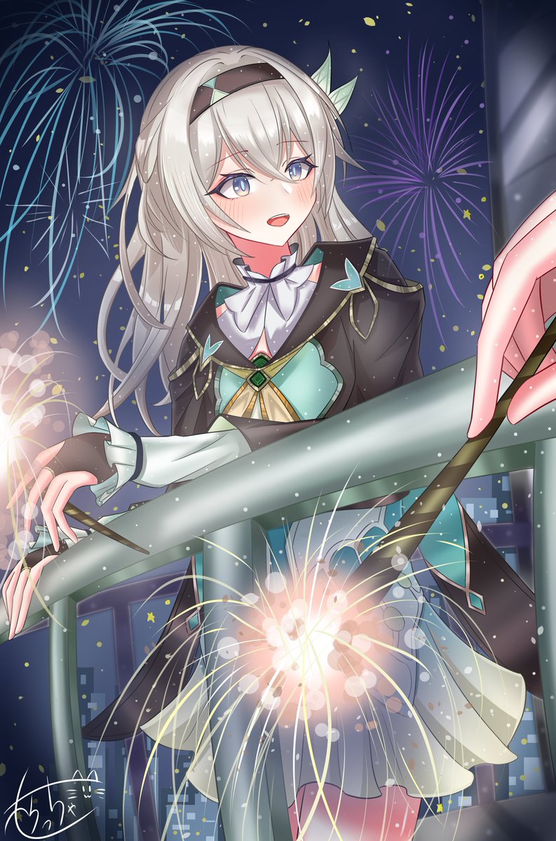 firefly (honkai and 1 more) drawn by morocha1130