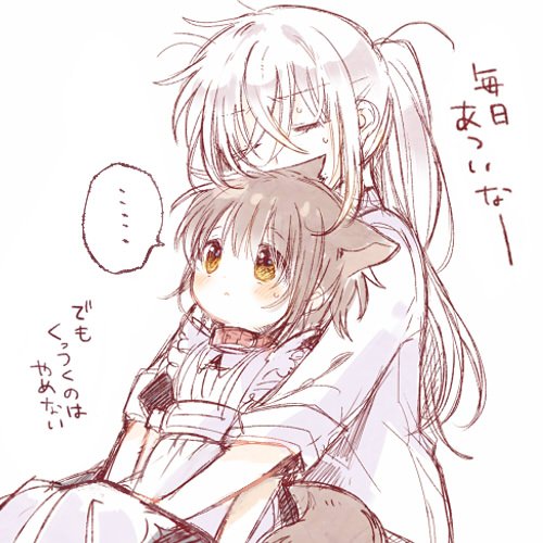 mel and goshujin-sama (goshujin-sama to kemonomimi no shoujo meru) drawn by itou_hachi