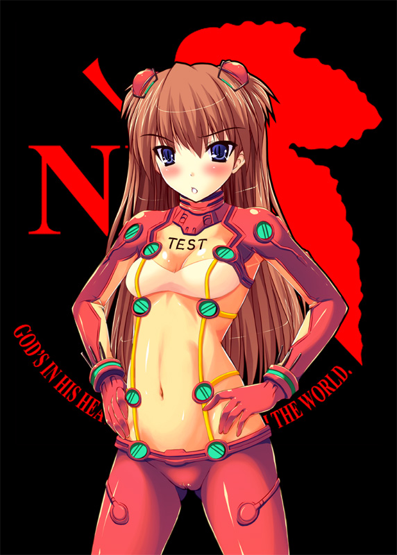 souryuu asuka langley (neon genesis evangelion and 2 more) drawn by yukiusagi_(gaballscreen&blaze)