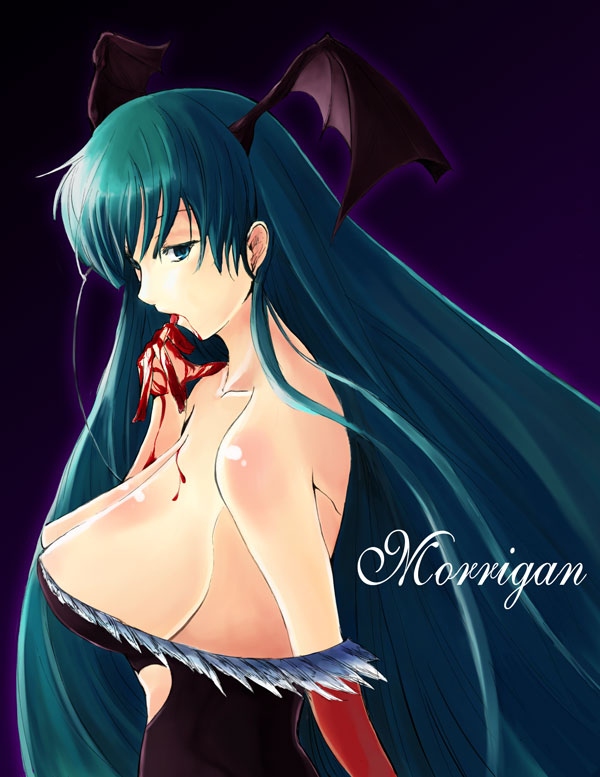 morrigan aensland (darkstalkers) drawn by gin'ichi_(akacia)