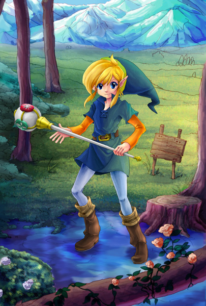 link (the legend of zelda and 1 more) drawn by 10ca1