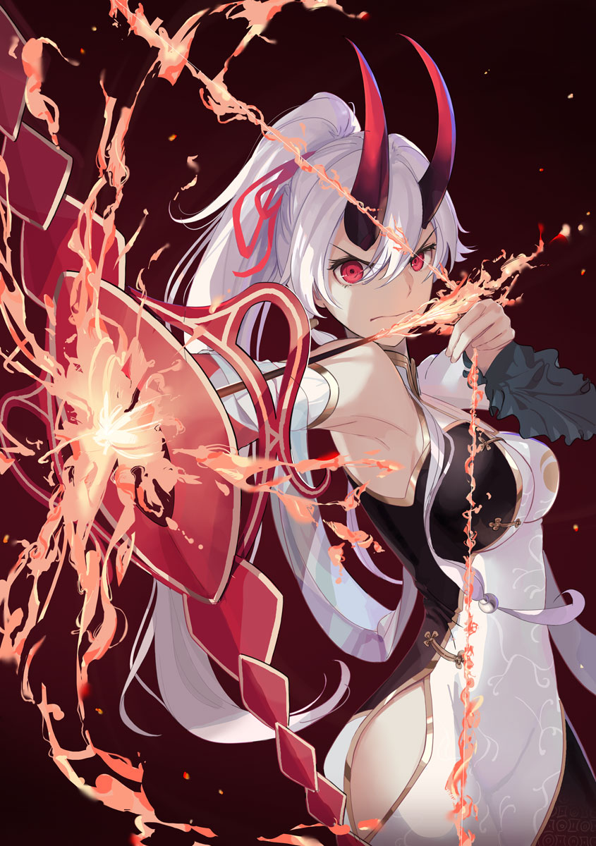 tomoe gozen (fate and 1 more) drawn by kodamazon