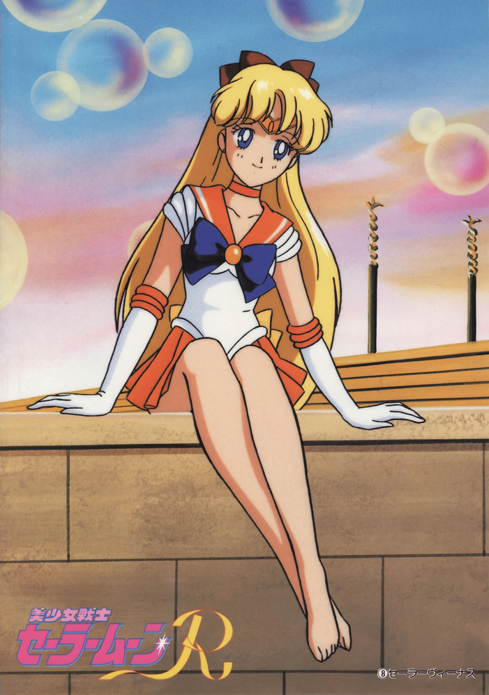 aino minako and sailor venus (bishoujo senshi sailor moon and 1 more) drawn by tadano_kazuko