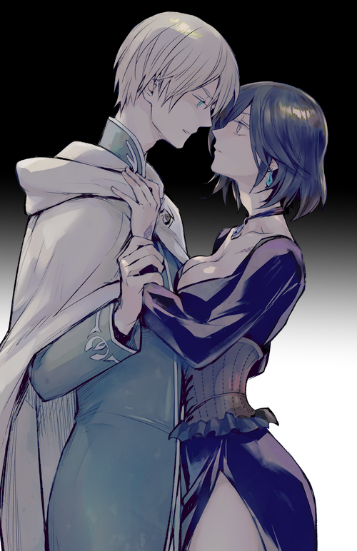 throne anguis and temenos mistral (octopath traveler and 1 more) drawn by grel_(r6hgvu5)