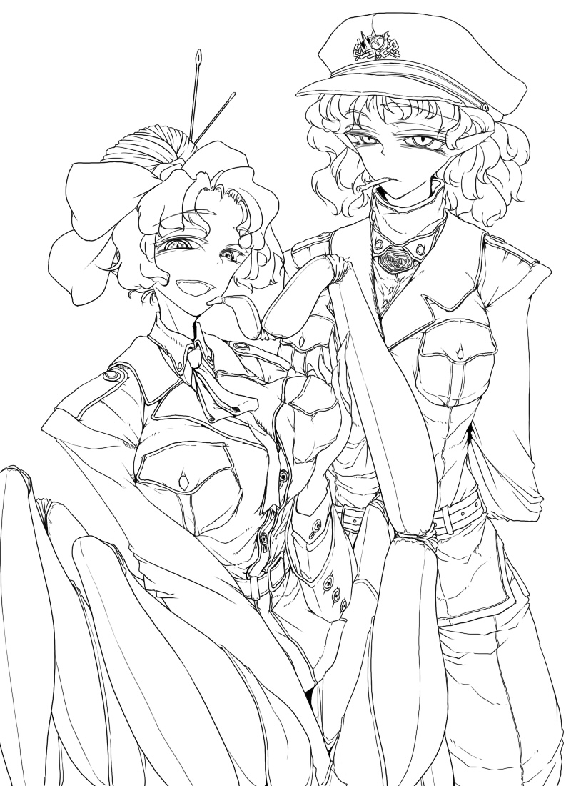 mizuhashi parsee and kurodani yamame (touhou) drawn by toriga_naku
