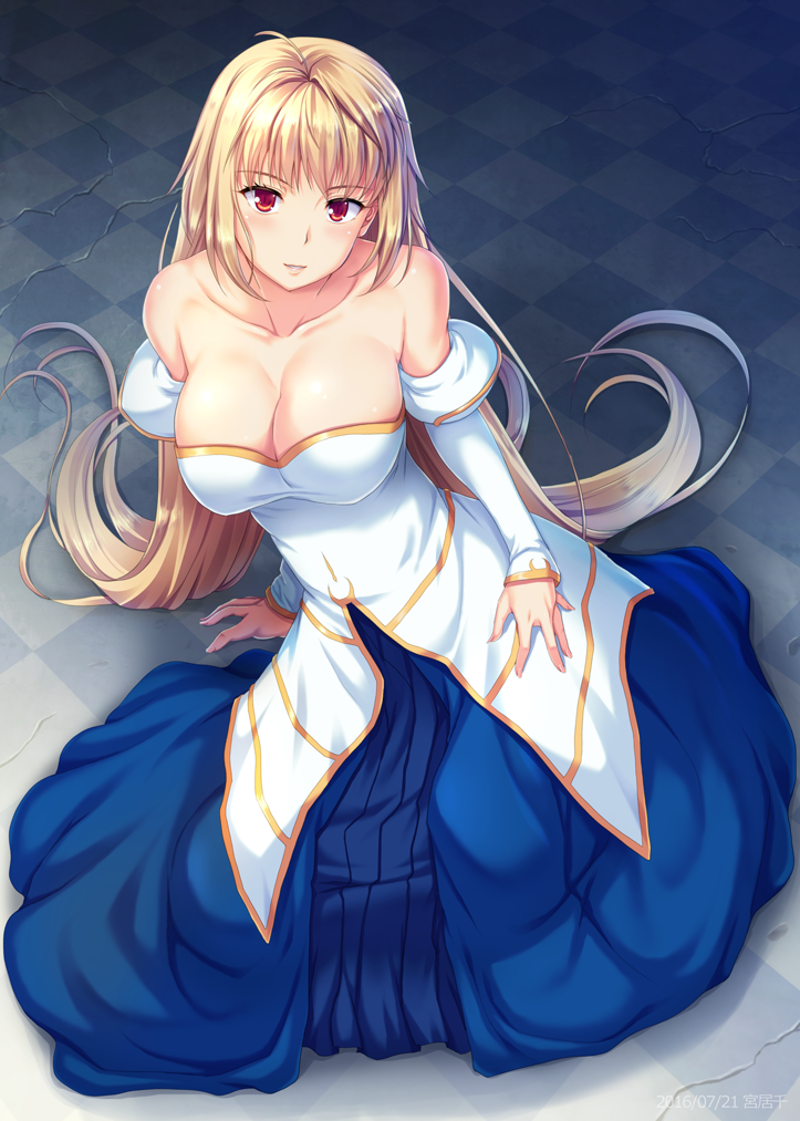 arcueid brunestud and archetype earth (tsukihime) drawn by miyai_sen
