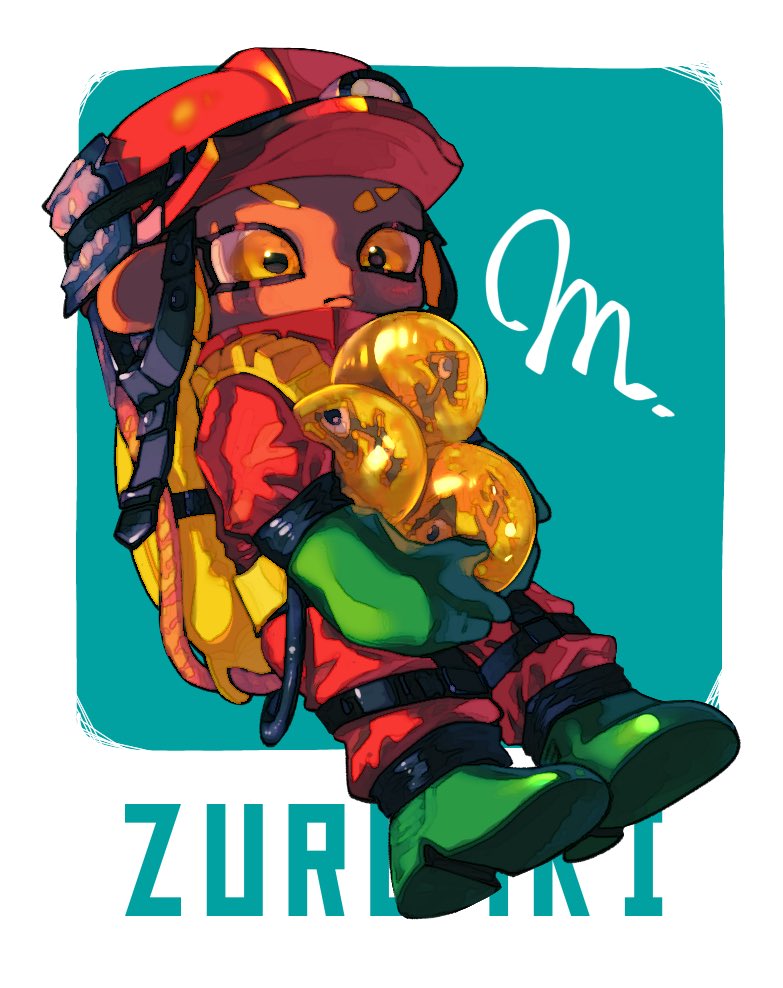 octoling player character and octoling girl (splatoon and 1 more) drawn by zuru4ki