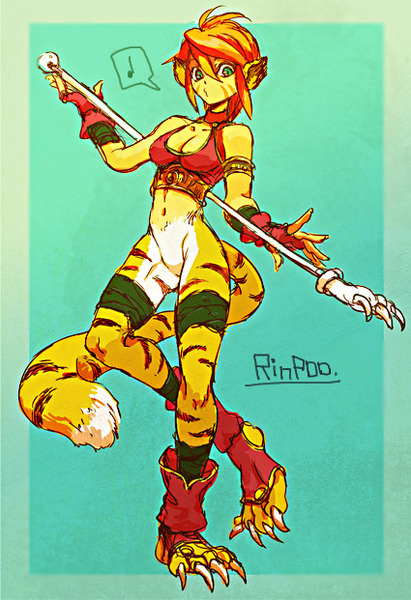 katt (breath of fire and 1 more) drawn by yuza